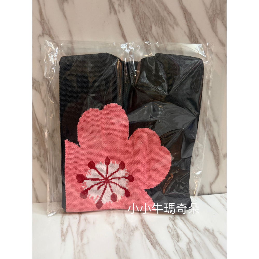 ~小小牛瑪奇朵~CAL中華航空CHINA AIRLINES 華航 梅花 紅梅LOGO 針織手挽袋  馬年福來針織手挽袋-規格圖8