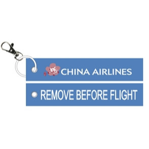 ~小小牛瑪奇朵~CAL中華航空CHINA AIRLINES 華航飛行前拆除飄帶鑰匙圈 RBF CREW-細節圖6