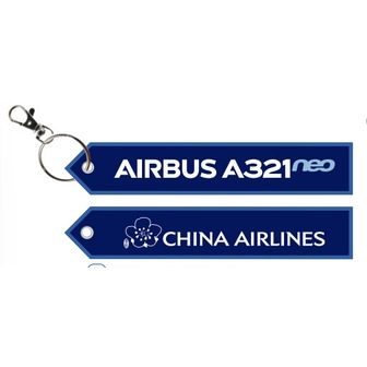 ~小小牛瑪奇朵~CAL中華航空CHINA AIRLINES 華航飛行前拆除飄帶鑰匙圈 A321neo  777-300-細節圖5