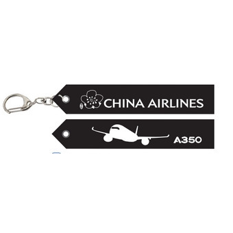 ~小小牛瑪奇朵~CAL中華航空CHINA AIRLINES 華航飛行前拆除三角形飄帶鑰匙圈 A350 XWB-細節圖5
