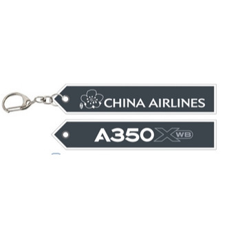 ~小小牛瑪奇朵~CAL中華航空CHINA AIRLINES 華航飛行前拆除三角形飄帶鑰匙圈 A350 XWB-細節圖6