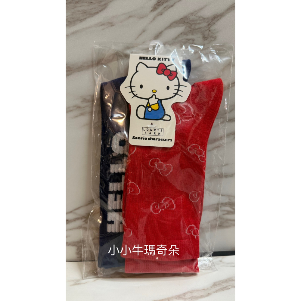 ～小小牛瑪奇朵～and ST TOKYO 原宿限定三麗鷗限定商品 HELLO KITTY凱蒂 吊飾 鯊魚夾 髮飾 襪子-細節圖9