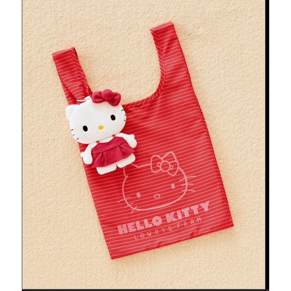 ～小小牛瑪奇朵～and ST TOKYO 原宿限定三麗鷗限定商品 HELLO KITTY凱蒂 吊飾 鯊魚夾 髮飾 襪子-規格圖10