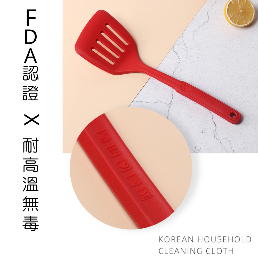 【韓國KitchenArt】不沾鍋廚具 FDA 煎鏟 矽膠鍋鏟 矽膠湯勺 廚房用具 飯勺 飯匙 烘焙料理 打蛋器 盛飯-細節圖3