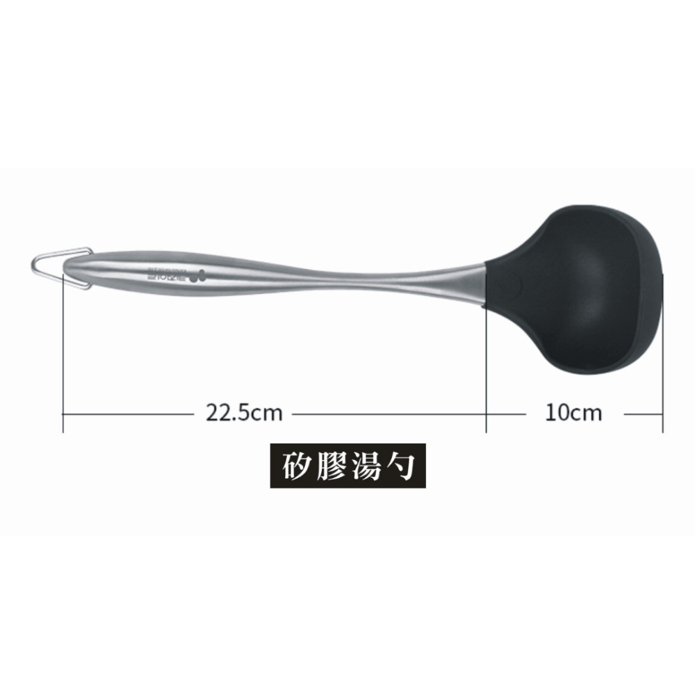 【韓國KitchenArt】FDA矽膠廚具耐熱鍋鏟湯勺漏勺 可機洗 煎匙 食品級矽膠 耐高溫食品級材質可機洗耐高溫煎匙-規格圖2