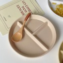 【渥思】韓系圓形分隔餐盤 三格盤 減脂211餐盤  陶瓷盤-規格圖8