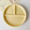 【渥思】韓系圓形分隔餐盤 三格盤 減脂211餐盤  陶瓷盤-規格圖8