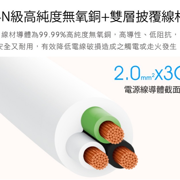 【保護傘】3P延長線 旋轉插頭 7切6座｜1.2M-4.5M (PU-3766)-細節圖9