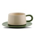 【渥思】復古撞色咖啡杯盤組 陶瓷馬克杯-規格圖9