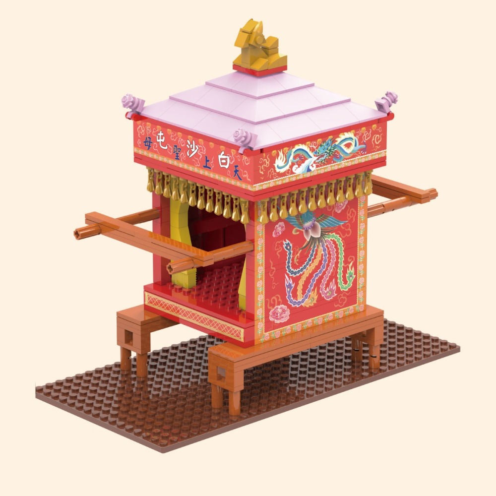 【True Way Toy】EW-5168 粉紅超跑積木組合-細節圖2