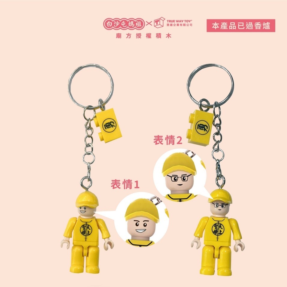 【True Way Toy】EW-5169 -抬轎人鑰匙圈X1(款式隨機不挑款!)-細節圖2