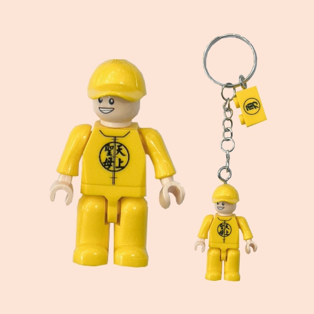 【True Way Toy】EW-5169 -抬轎人鑰匙圈X1(款式隨機不挑款!)-細節圖3