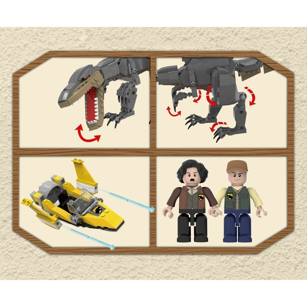 【Elfin world】EW-1009 侏儸紀系列-棘龍快艇組合-細節圖5