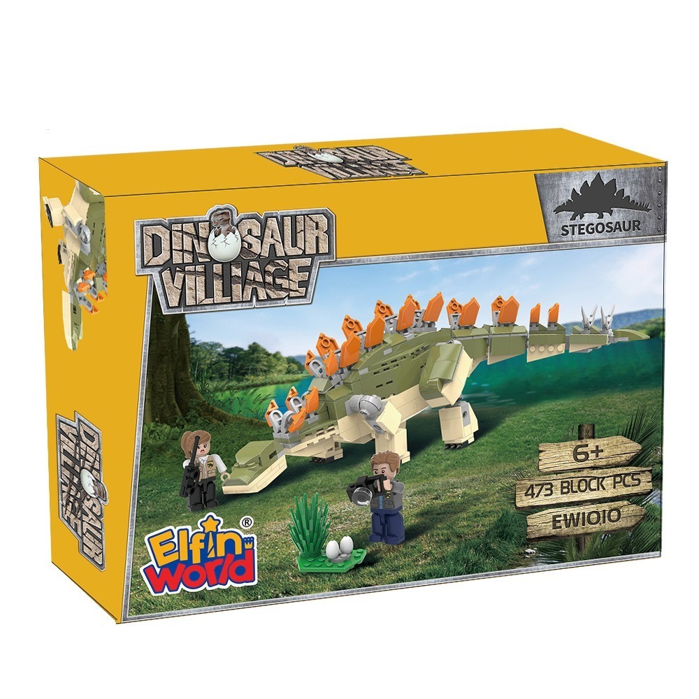 【Elfin world】EW-1010 侏儸紀系列-劍龍探險組合-細節圖2