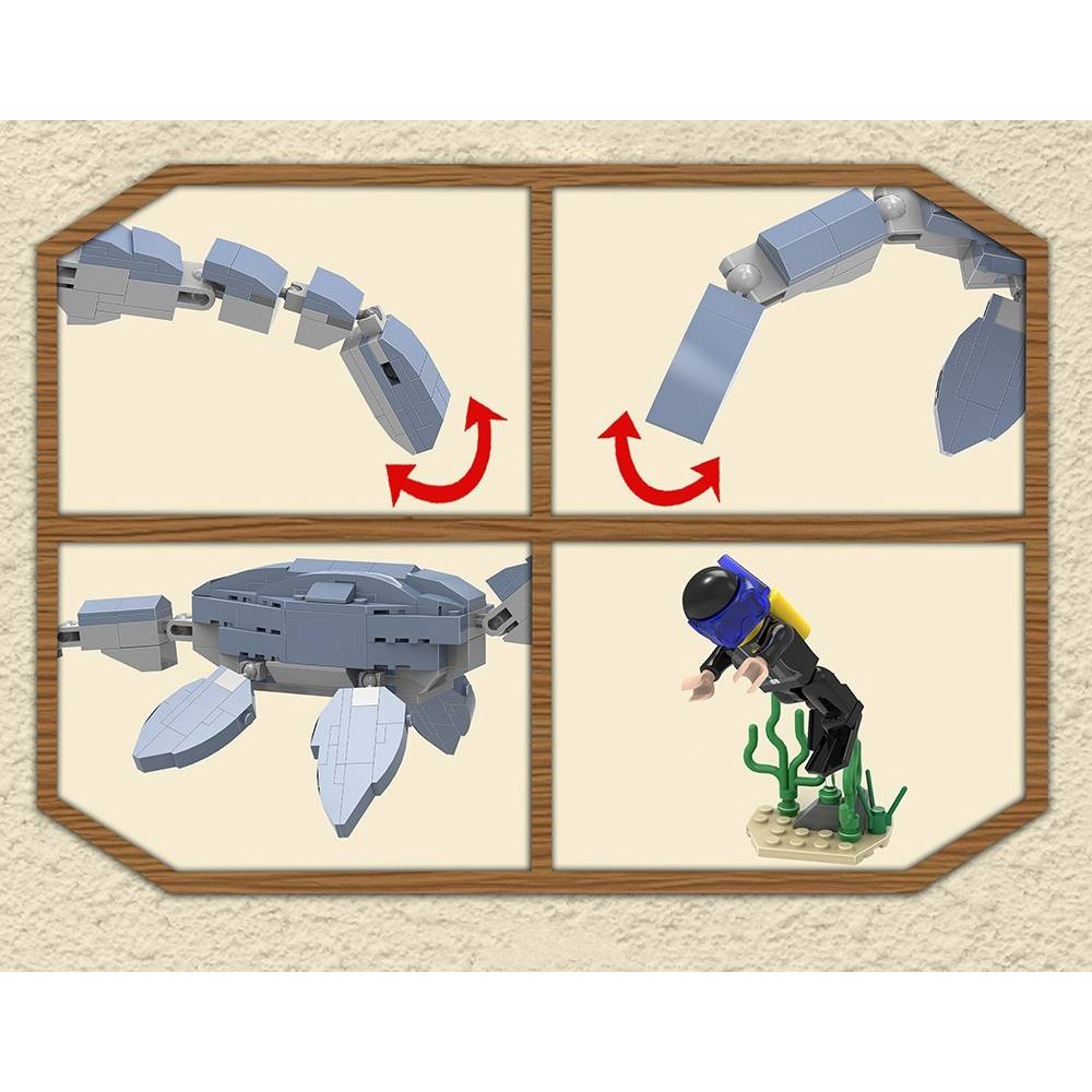 【Elfin world】EW-1015 侏儸紀系列-蛇頸龍-細節圖4