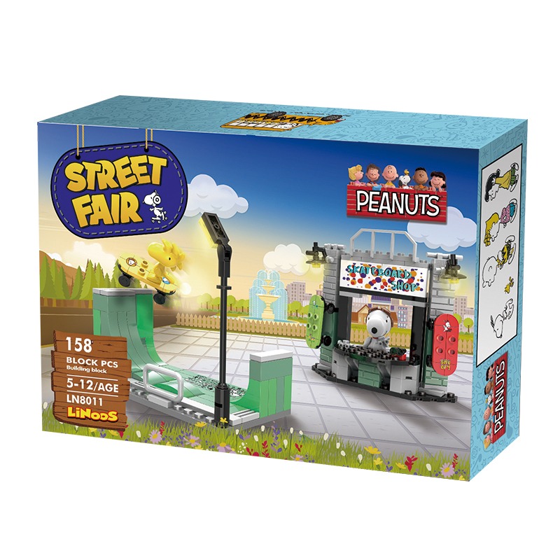 【LiNoos】 歡樂廣場系列  LN-8011 嘻哈滑板店-細節圖2