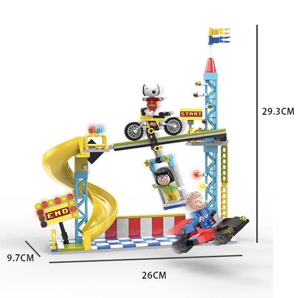 【LiNoos】馬戲團系列  ln-8041  魔幻飛車秀-細節圖6