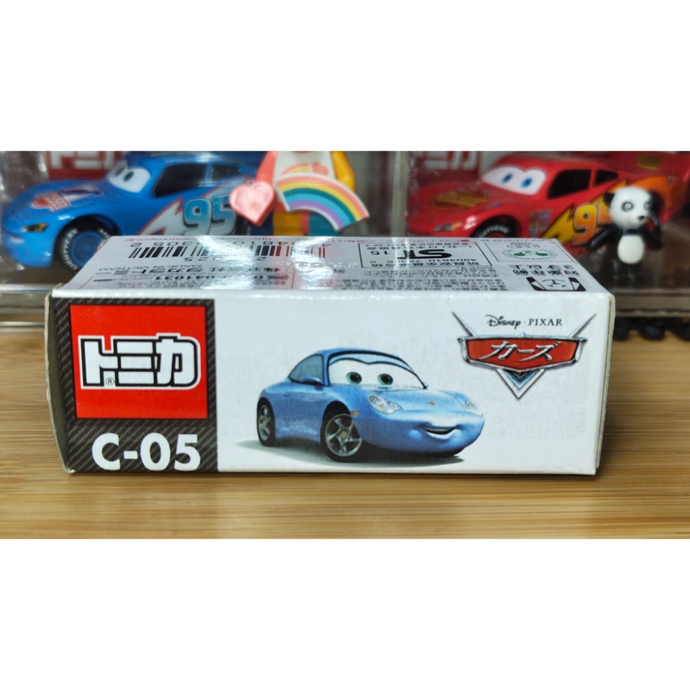 (含膠盒) TOMICA TOMY CARS 汽車總動員 C-05 莎莉 保時捷-細節圖4
