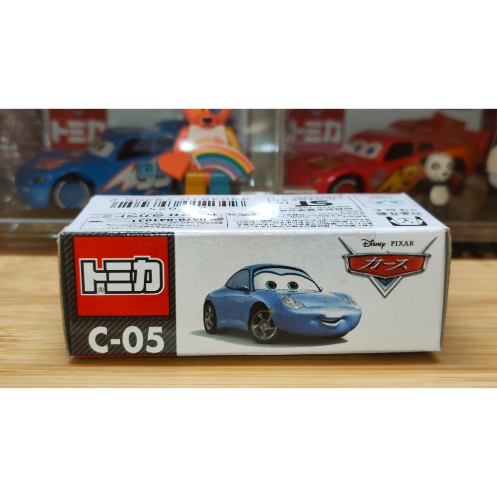 (含膠盒) TOMICA TOMY CARS 汽車總動員 C-05 莎莉 保時捷-細節圖4