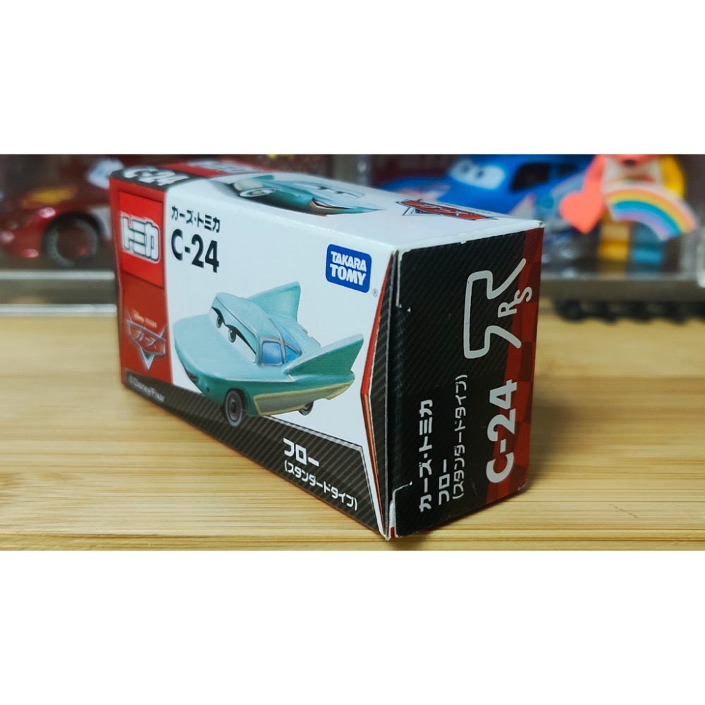 (含膠盒) TOMICA TOMY CARS 汽車總動員 C-24 芙蓉 C 24 麥坤 閃電麥坤-細節圖3