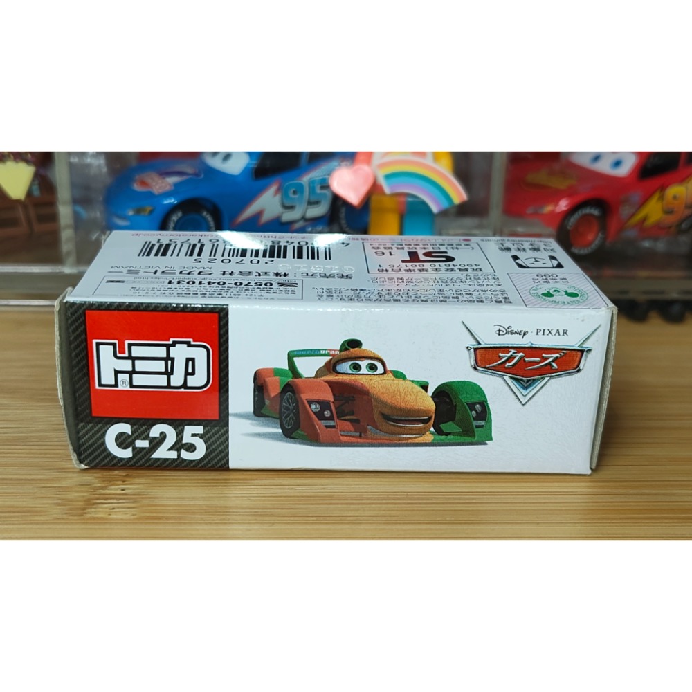 (含膠盒) TOMICA TOMY CARS 汽車總動員 麥坤 閃電麥坤 C-25 瑞普克拉奇-細節圖4