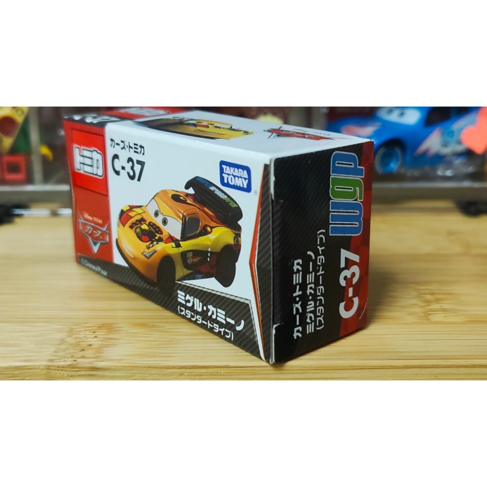 (含膠盒) TOMICA TOMY CARS 汽車總動員 麥坤 閃電麥坤 C-37 蓋世-細節圖3