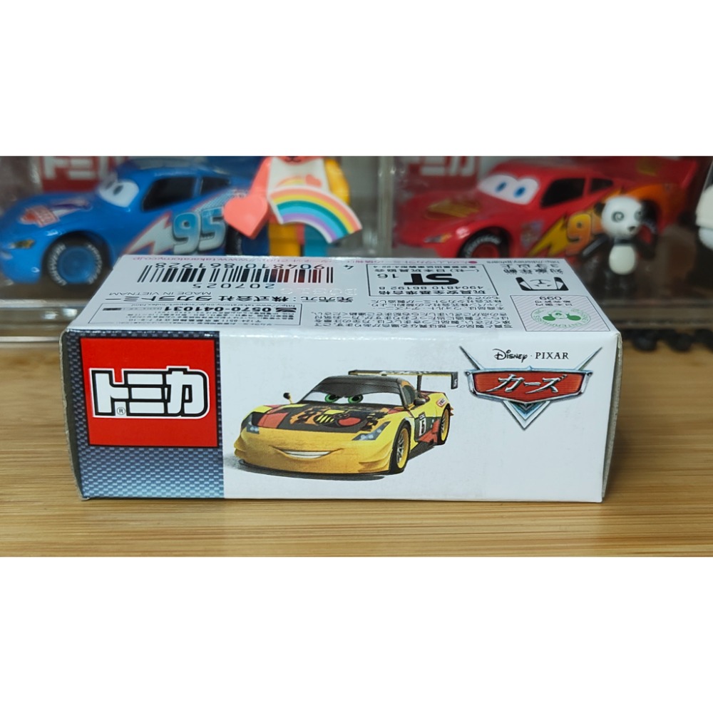 (含膠盒) TOMICA TOMY CARS 汽車總動員 麥坤 閃電麥坤 碳纖維 蓋世 C-37-細節圖4