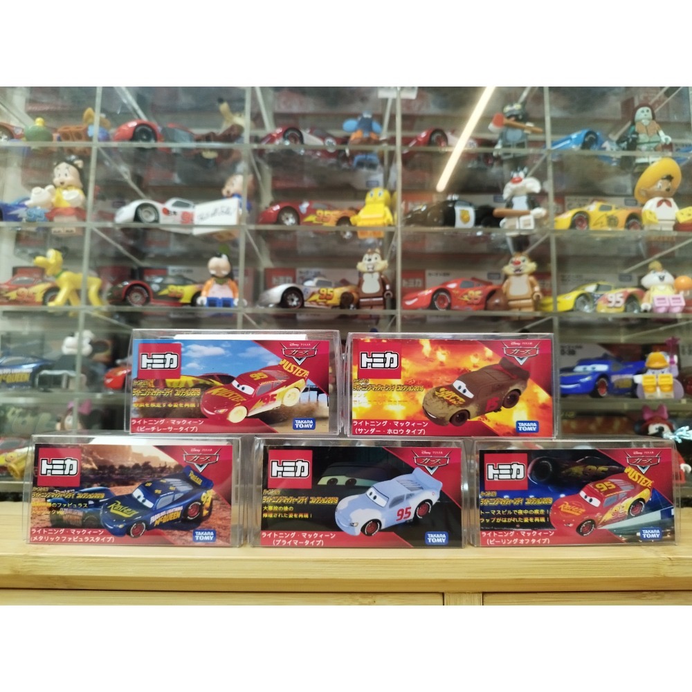 TOMICA TOMY CARS 汽車總動員 麥坤 閃電麥坤 2019 閃電麥坤日 盒組 禮盒 SET 泥巴 泥土 消光-細節圖5