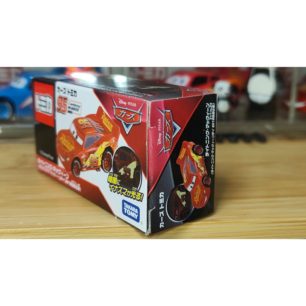(含膠盒)TOMICA TOMY CARS 汽車總動員 麥坤 閃電麥坤 2020 夜光-細節圖3