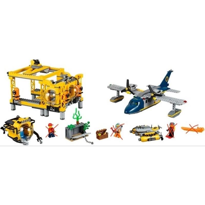 LEGO 樂高 60096 城市系列 CITY 深海探險指揮基地 載具-細節圖2