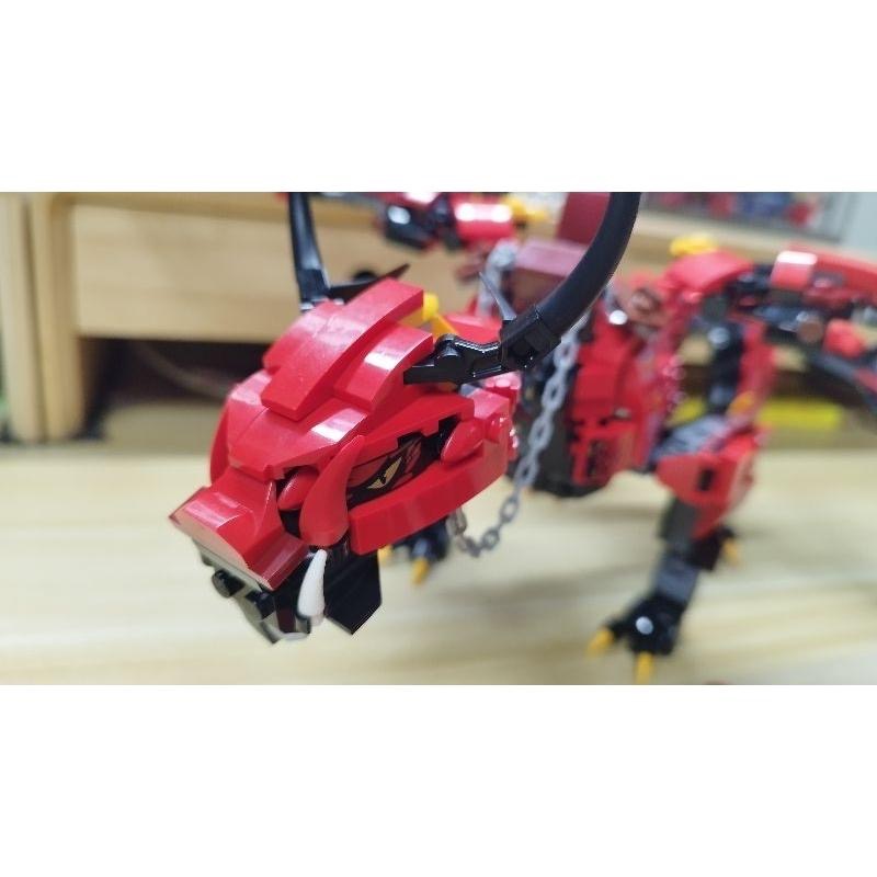 LEGO 樂高 70653 旋風忍者 忍者始祖龍 紅龍 載具-細節圖2