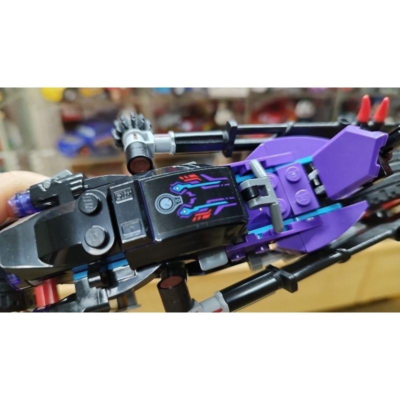 LEGO 樂高 70639 旋風忍者 蛇捷豹街頭大車拼 載具 機車 摩托車-細節圖2