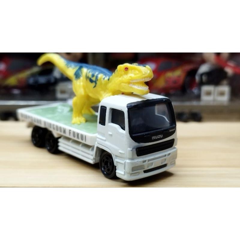 (含膠盒) TOMICA TOMY 恐龍搬運車 恐龍運搬車 福井限定 暴龍 福井 恐龍-細節圖3