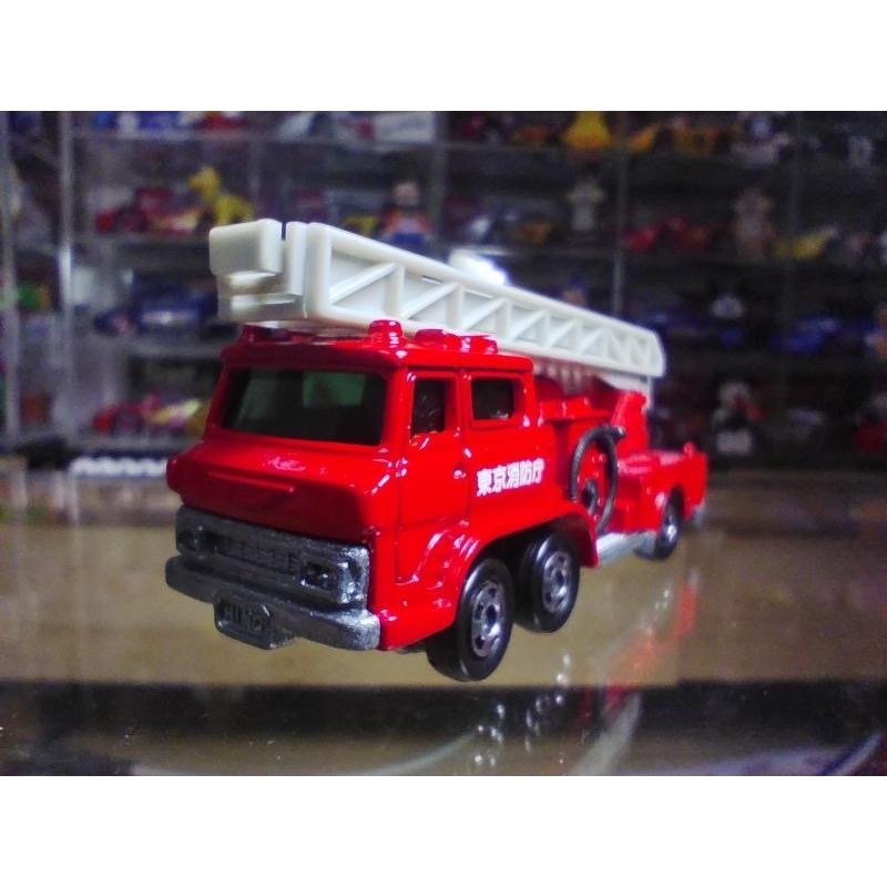 (含膠盒) TOMICA TOMY 森永特注 NO.29 日野 消防車 雲梯車 NO 29-細節圖2