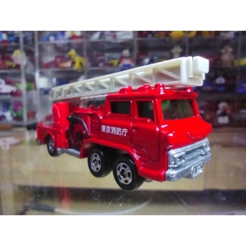 (含膠盒) TOMICA TOMY 森永特注 NO.29 日野 消防車 雲梯車 NO 29-細節圖5