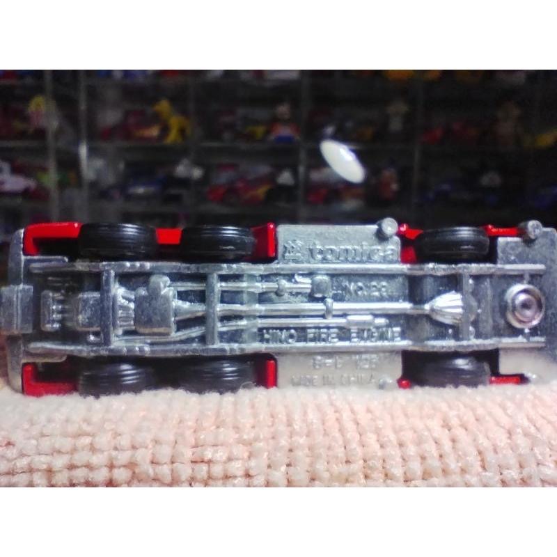 (含膠盒) TOMICA TOMY 森永特注 NO.29 日野 消防車 雲梯車 NO 29-細節圖7