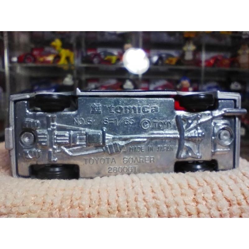 (含膠盒) TOMICA TOMY super gift TOYOTA SOARER 2800GT 日本製 NO.5-細節圖6