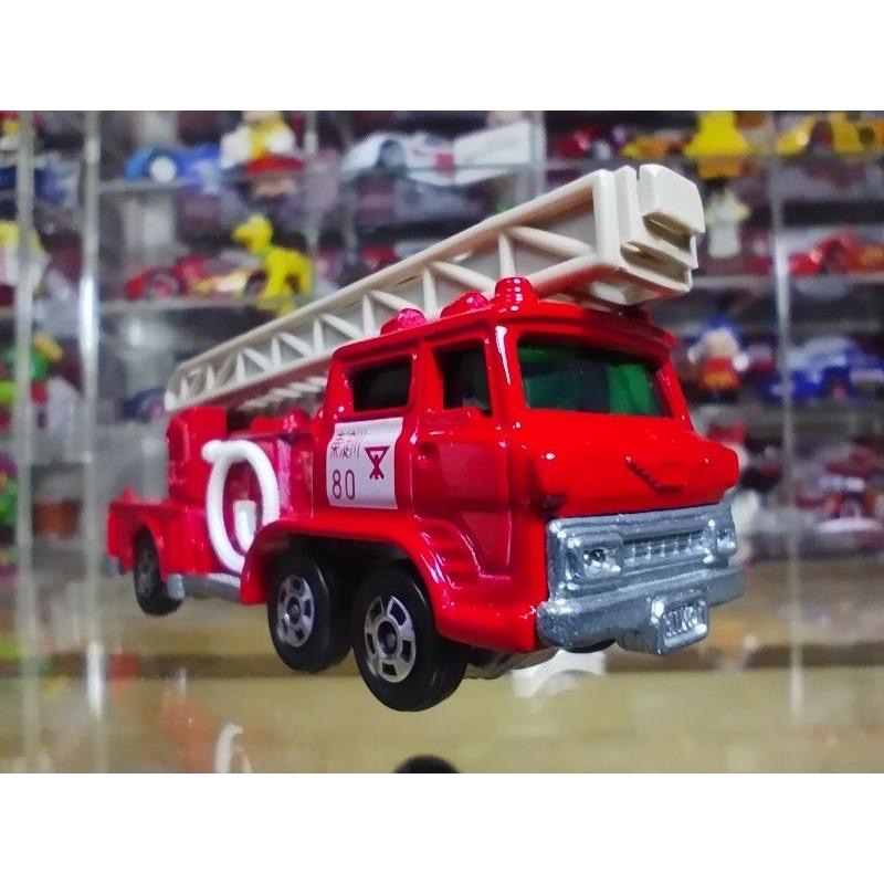 (含膠盒) TOMICA TOMY super gift 東淀川 雲梯車 日野消防車 NO.29 NO 29 日本製-細節圖4