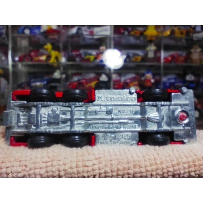 (含膠盒) TOMICA TOMY super gift 東淀川 雲梯車 日野消防車 NO.29 NO 29 日本製-細節圖5