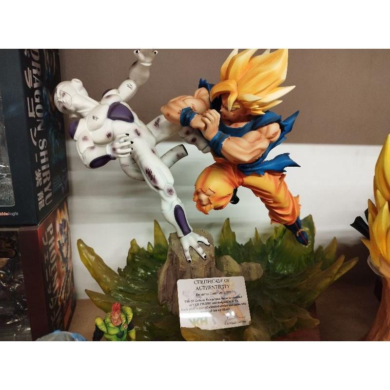 VKH 七龍珠 悟空 卡洛特 佛力沙 佛利沙 戰鬥組 雕像 GK XM P1S SIDESHOW-細節圖2