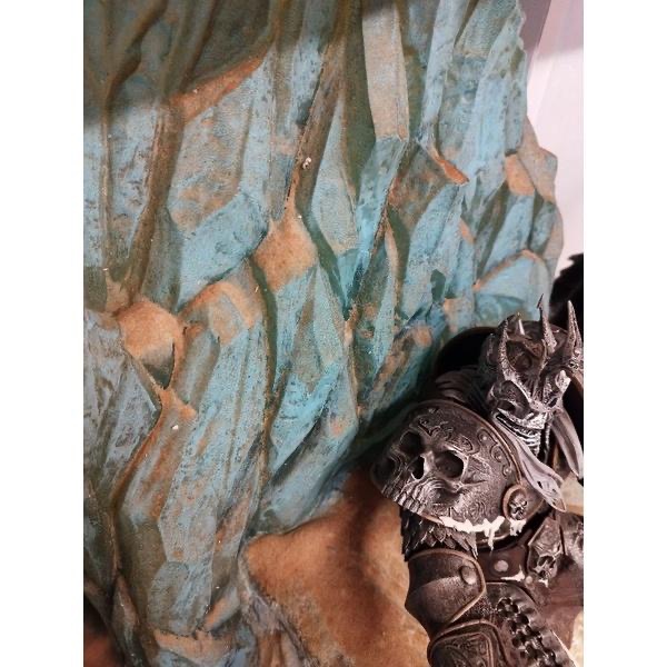 魔獸世界 阿薩斯 巫妖王 阿爾薩斯 1/4 雕像 AK XM P1S SIDESHOW-細節圖3