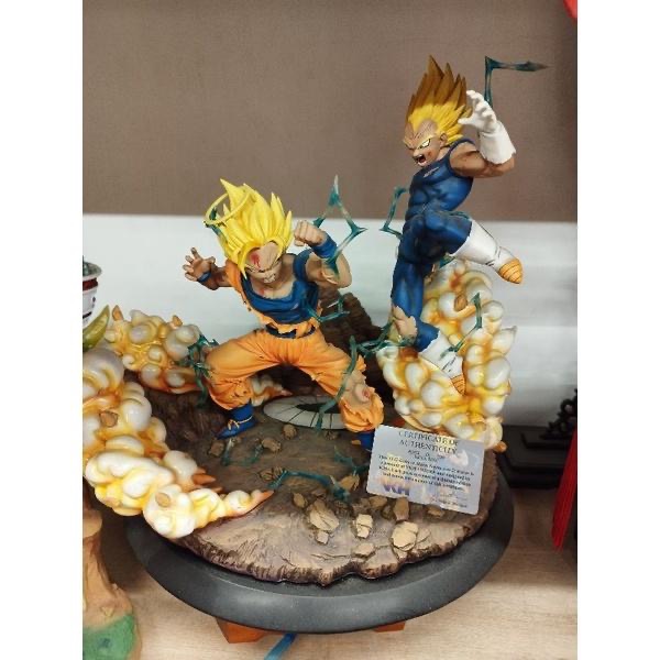VKH 七龍珠 悟空 卡洛特 達爾 貝吉塔 魔化  對戰組 雕像 GK XM P1S SIDESHOW-細節圖2