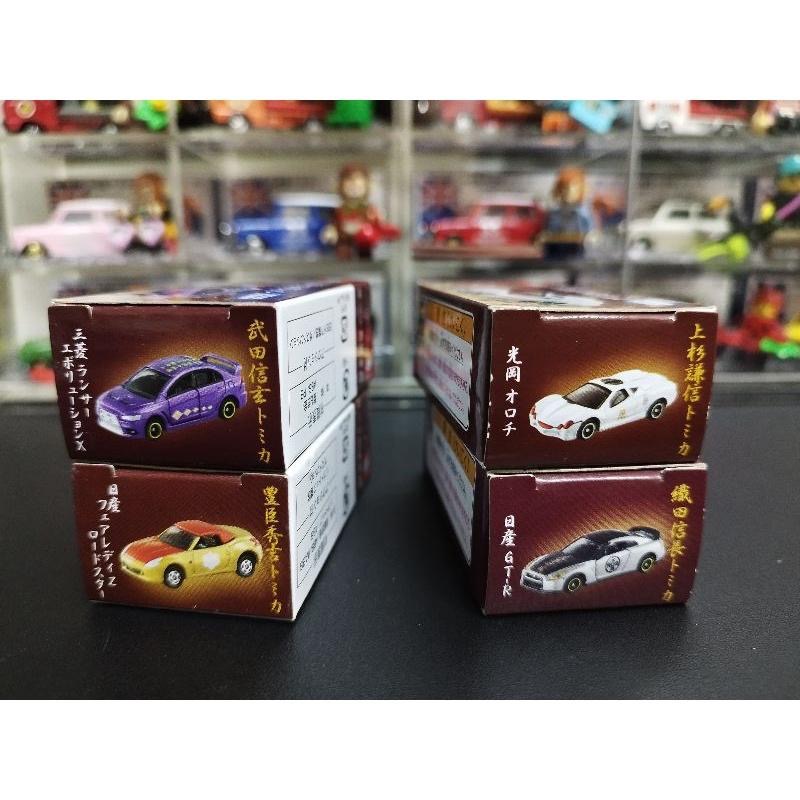 (含膠盒) TOMICA TOMY 戰國武將 武田信玄 上杉謙信 豐臣秀吉 織田信長 三菱 光岡 日產-細節圖4