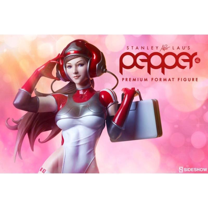SIDESHOW 小辣椒 MEET PEPPER 1/4 雕像 STANLEY ARTGERM LAU  XM P1S-細節圖2