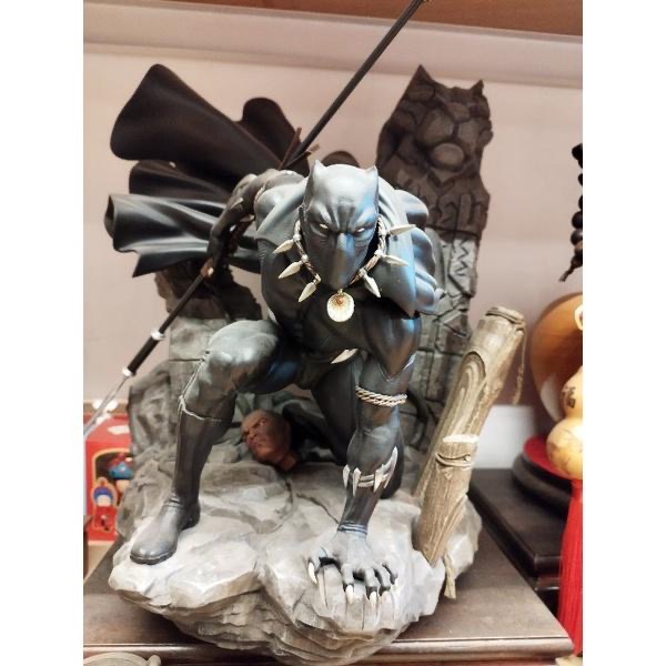 XM STUDIOS 漫威 黑豹 BLACK PANTHER 漫畫版 1/4 雕像 限量 P1S SIDESHOW-細節圖8