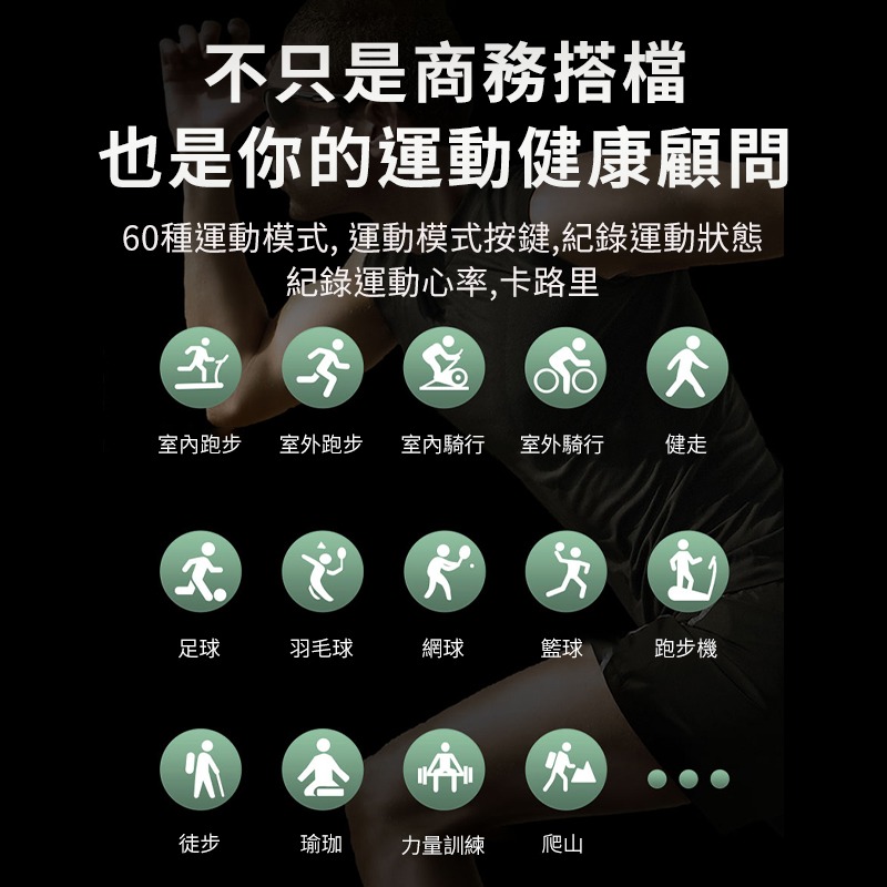 樂米  larmi infinity 3 樂米智能手錶 通話智能手錶 睡眠手錶 運動手錶 IP68防水手錶 來電心率血氧-細節圖5