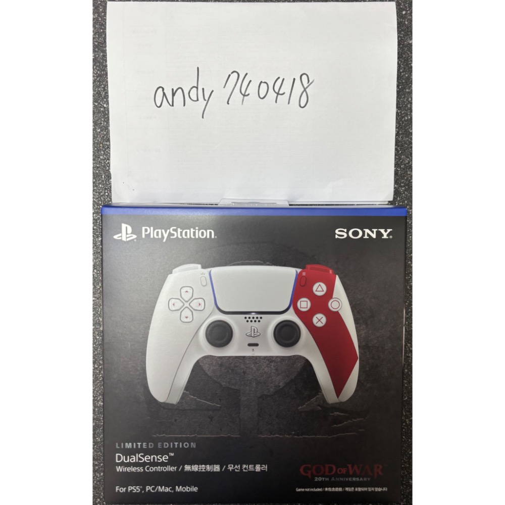 PS5 宇宙機器人微笑版與戰神20週年手把 合售區-細節圖2