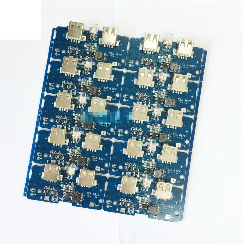 5059640→9939 現貨【-】18650電池3.7V轉5V2A升壓模組 DIY充電寶/移動電源主板/電路板 w7-細節圖4