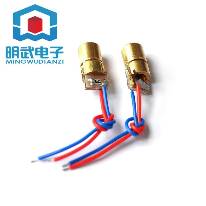 317073→8349 現貨【1~10的單價】3V鐳射頭 鐳射二極體 點狀 銅材半導體鐳射管 6MM外徑 W3.190-細節圖2