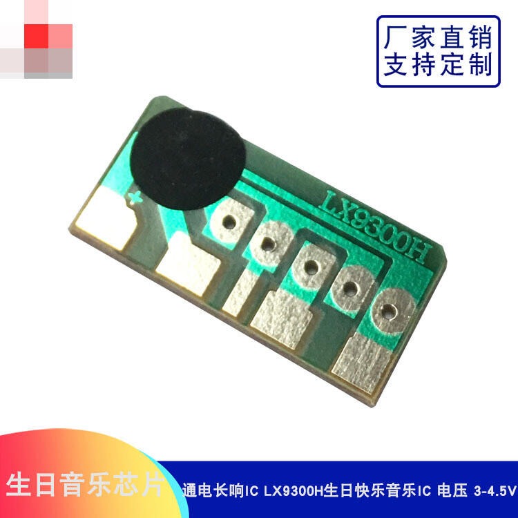 361201→10114 現貨【no】生日歌音樂晶片 語音音樂IC 通電迴圈播放 LX9300晶片 W313-1912-細節圖3